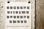 Angelo Thrufh - Modern Blackletter, a Blackletter Font by Dhabee (Thumbnail 2 of 15)