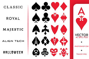 Playing Card Vector Symbols