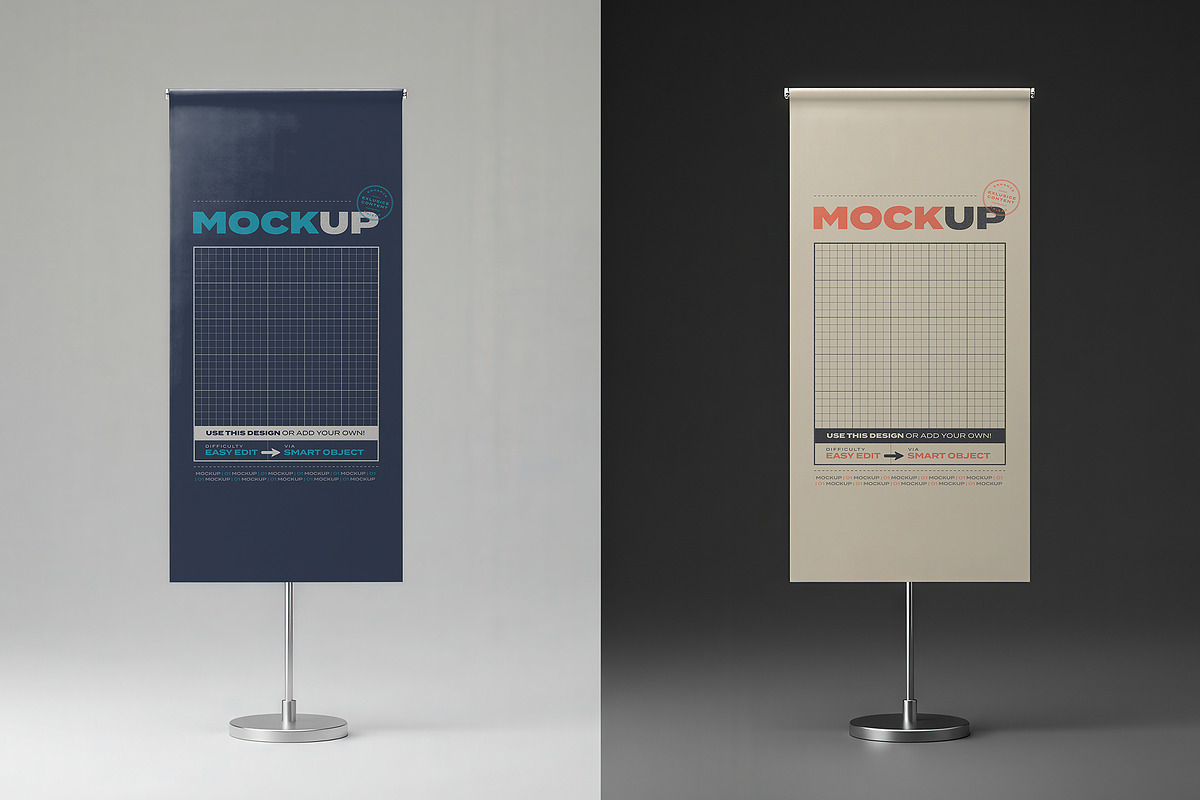 Multipurpose Flags and Banners Mocku, a Product Mockup by Luuqas Design (Photo 8 of 9)
