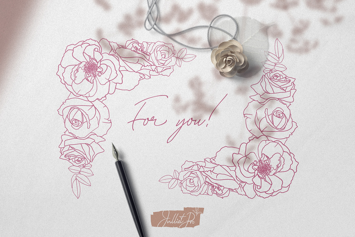 Rose Blossom, a Decorative Illustration by JuDesign (Photo 15 of 21)