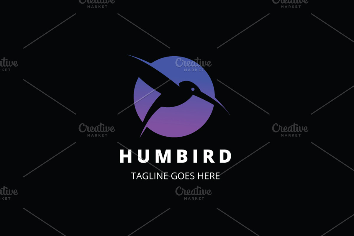 Humming bird Logo, a Branding & Logo Template by Brahmma (Photo 2 of 3)