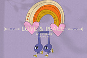 LOVE AND PEACE, an Illustration by Aleks.Flaks (Thumbnail 1 of 16)