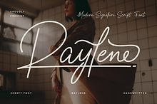 Raylene — Modern Signature Font