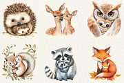 Cute Mama and Baby Animals Clipart, an Illustration by OK Design (Thumbnail 4 of 5)