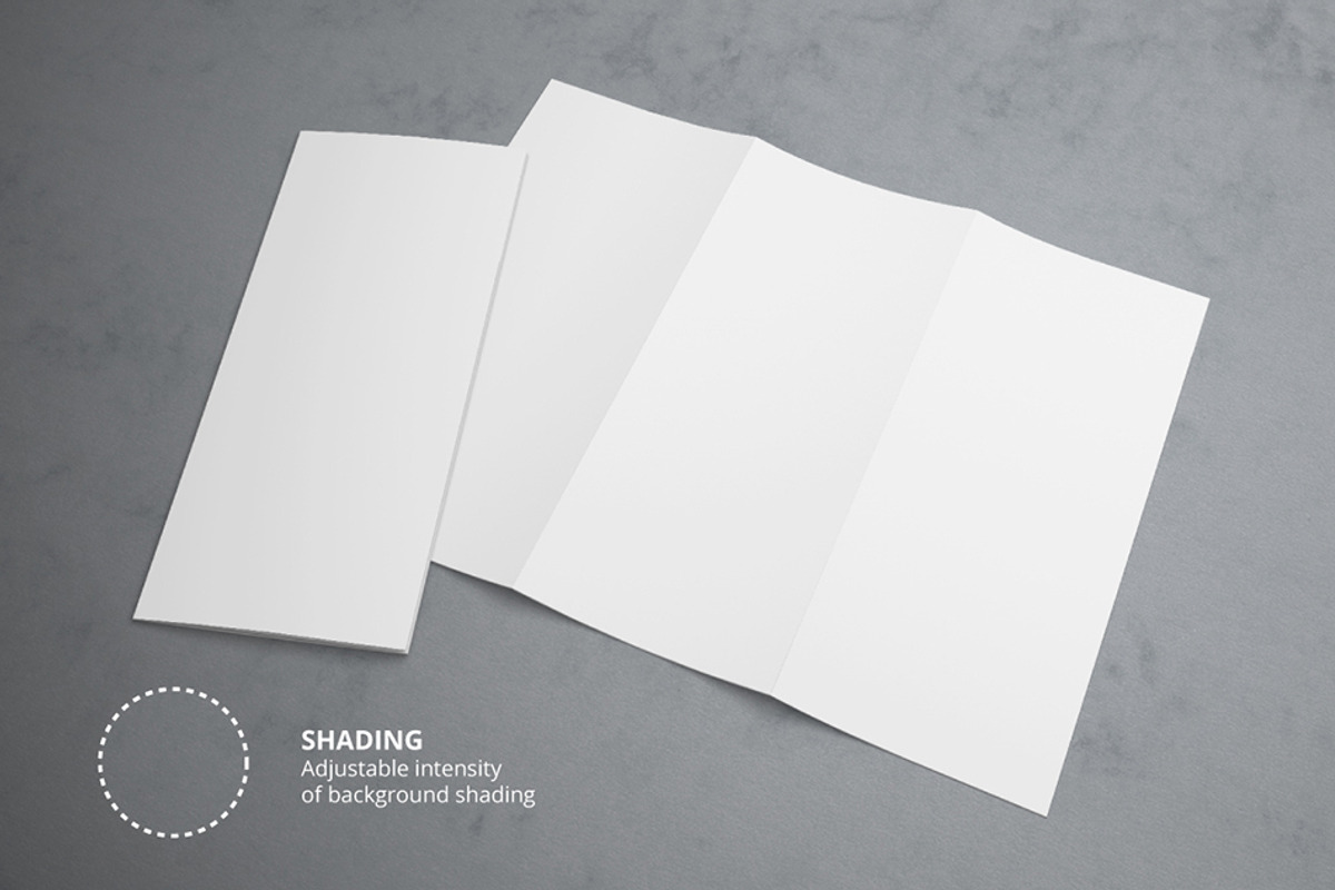 US Letter Trifold Brochure Mockup, a Print Template by Petr Stránský (Photo 4 of 8)