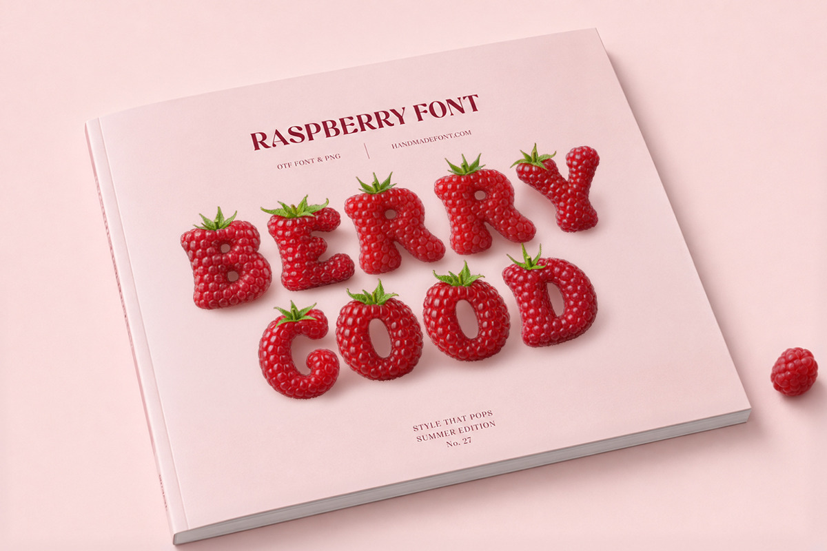Raspberry Font, a Serif Font by Handmadefont (Photo 14 of 18)