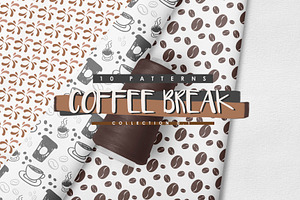 10 Coffee Inspired Patterns