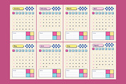 Playful Academic Wall Calendar, a Stationery Template by twinstd (Thumbnail 2 of 3)