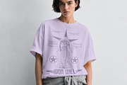 T-Shirt Mockup PSD - Female Model, a Shirt Mockup by Rymden_Fl (Thumbnail 4 of 7)