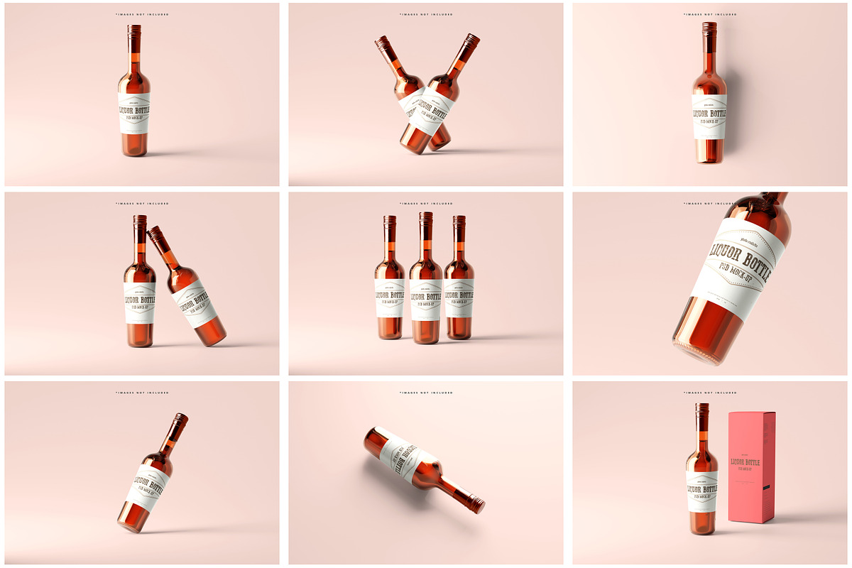 The Ultimate Bottle Mockup Bundle, a Cups & Container Mockup by pmvch (Photo 60 of 85)