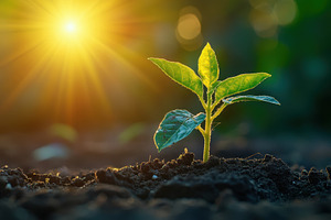 The beauty of a young plant, a Photo by Pavel_design