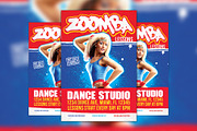 Zumba Aerobic Flyer and Poster, a Flyer Template by Flyermind (Thumbnail 2 of 2)