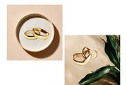 Jewelry Flat Lay Mockup Backgrounds, a Merchandise Mockup by LA Design (Thumbnail 6 of 10)