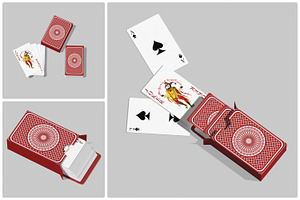 Playing Card Mockup, a Merchandise Mockup by Unerispace