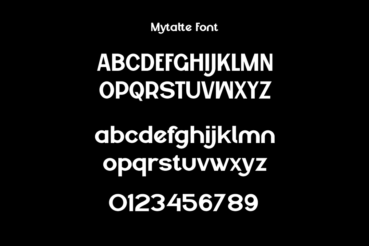 Mytalte- Modern Sans Bold Font, a Sans Serif Font by Iqsiart Studio (Photo 11 of 13)