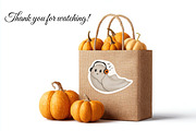 Halloween Party Clipart Set PNG, a Seasonal Illustration by ZabolotnaArt (Thumbnail 6 of 6)