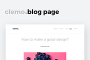 Clemo - Multipurpose PSD Template, a Websites & App Template by uispot (Thumbnail 9 of 10)