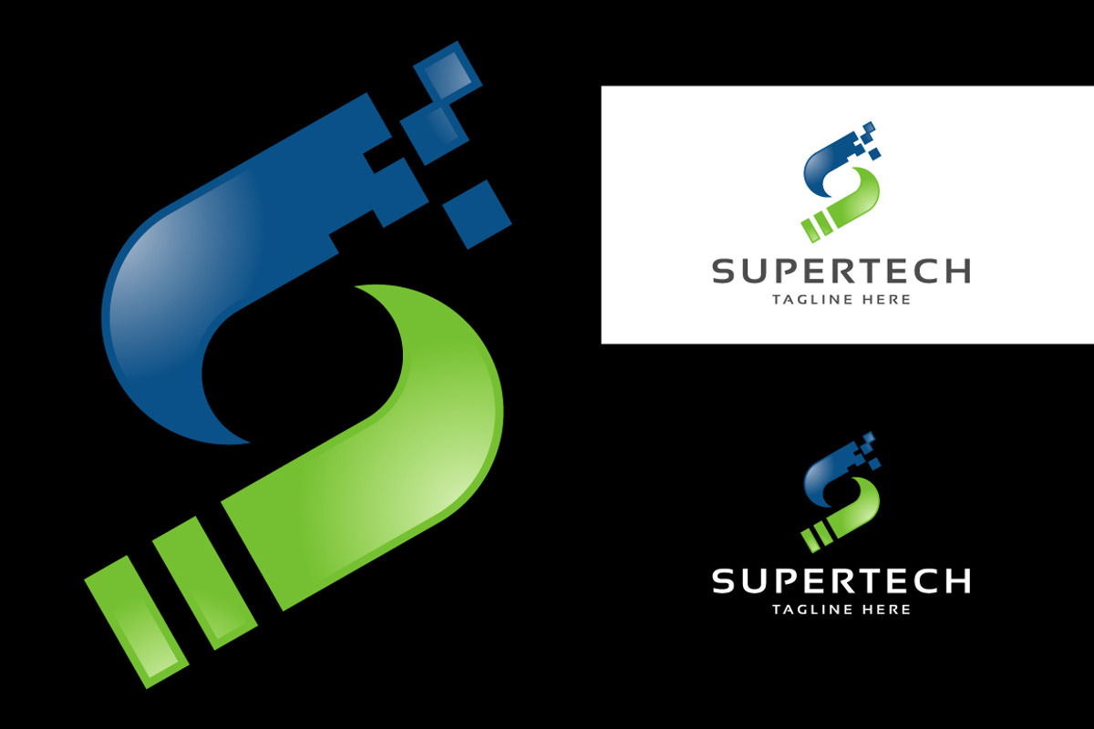 Super Tech, a Branding & Logo Template by emotions76
