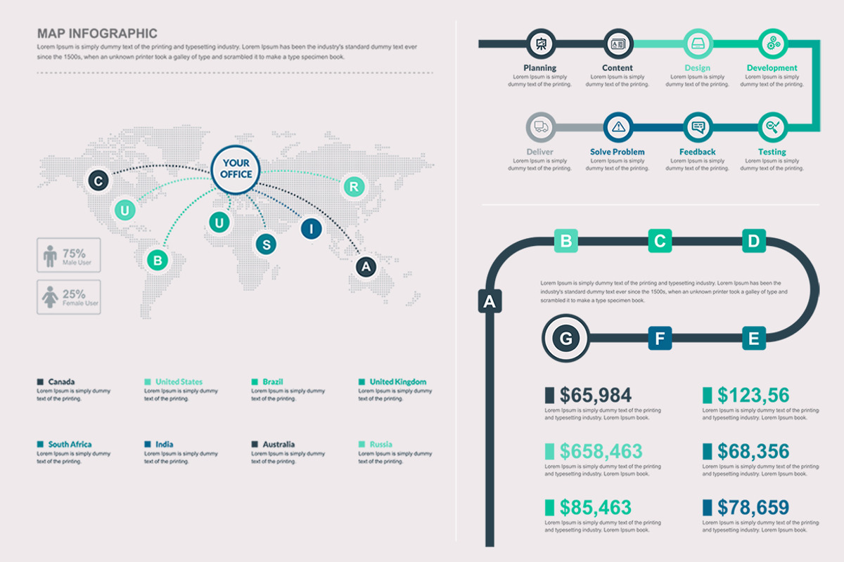 Big Infographic Elements Template, an Illustration by ContestDesign (Photo 9 of 16)