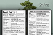 Lake Brave Resume CV 5 Pack, a Resume Template by Stand Out Shop (Thumbnail 4 of 6)