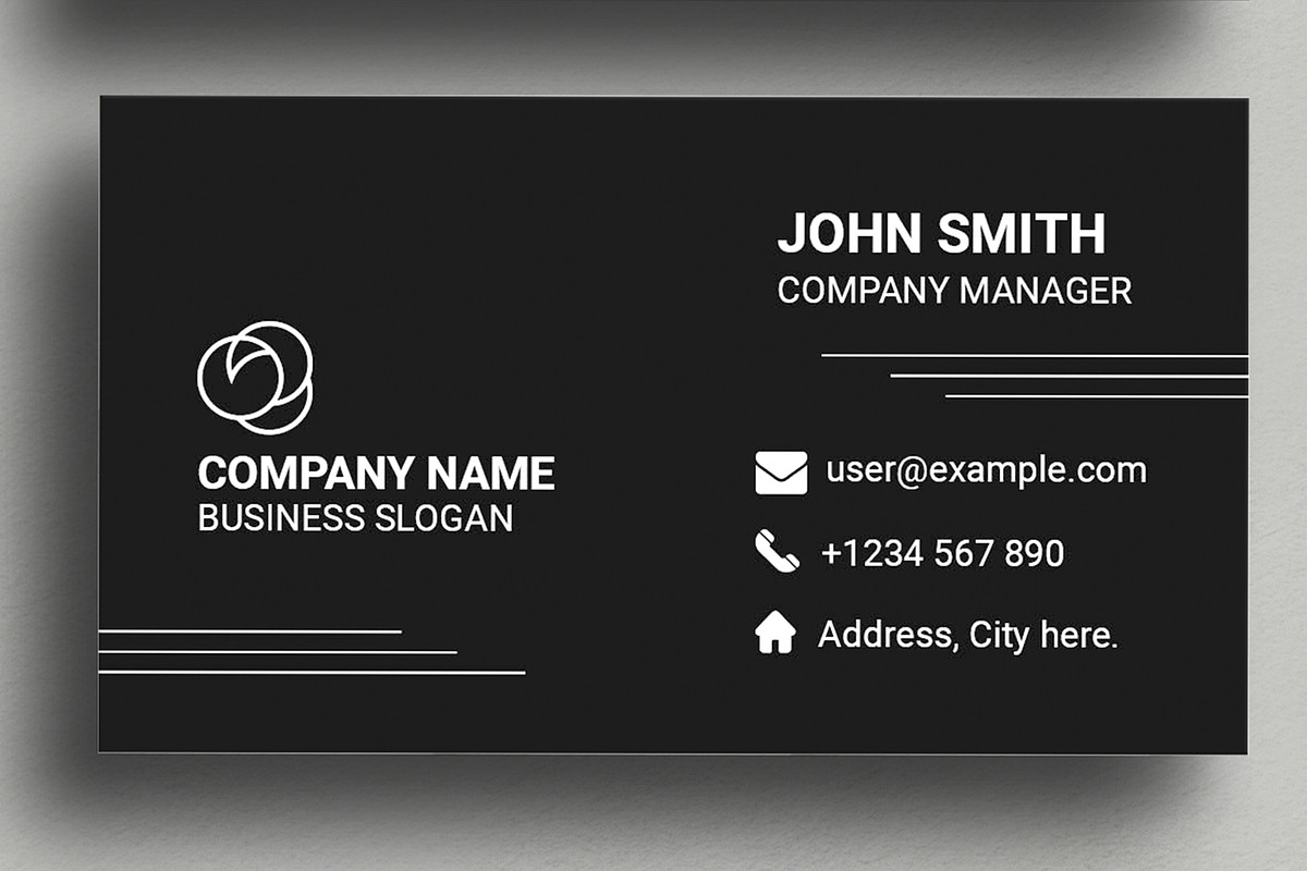 Business Card Layout, a Business Card Template by ContestDesign (Photo 4 of 4)