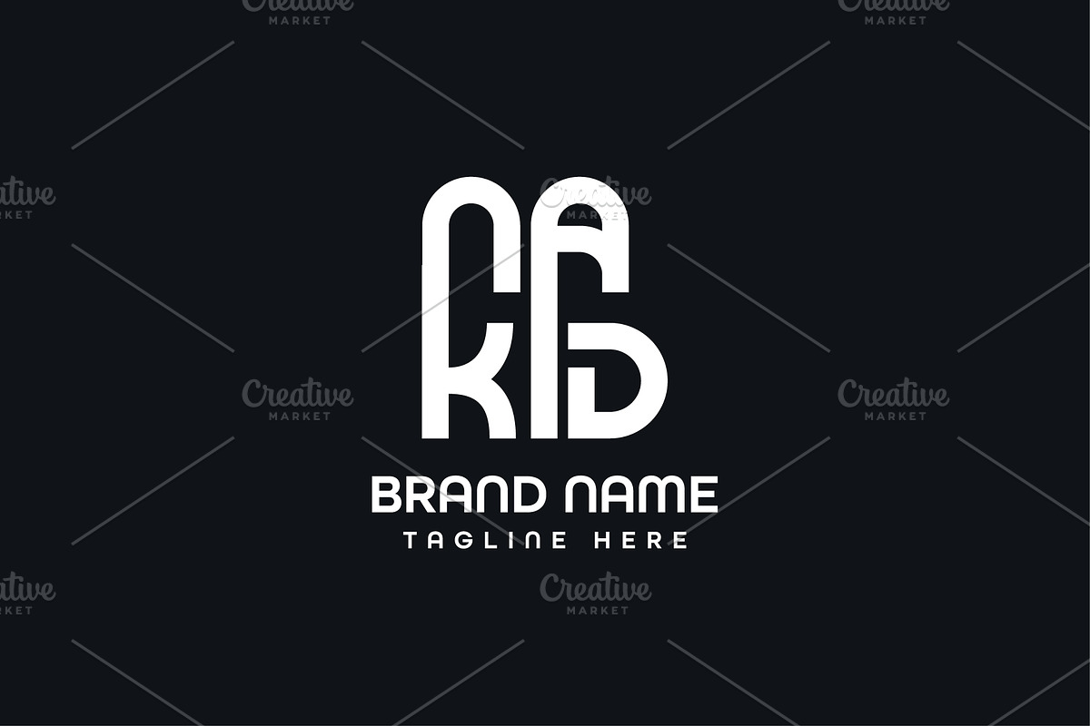Letter NAKD Logo Design Vector, a Branding & Logo Template by Abir Hossain Waffi (Photo 4 of 4)