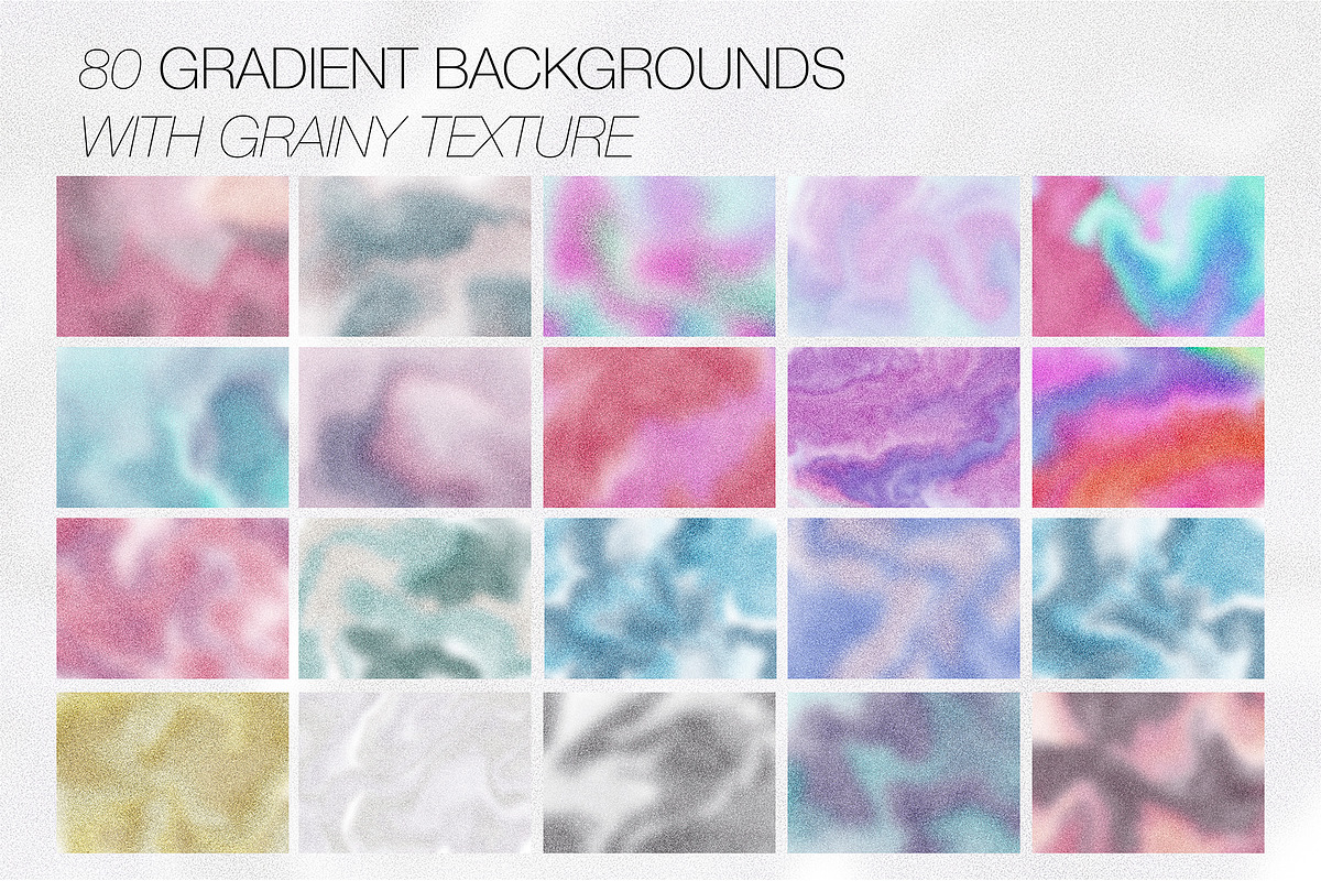 Retro Gradient Collection, a Texture Graphic by Almazova Dolzhenko (Photo 2 of 12)