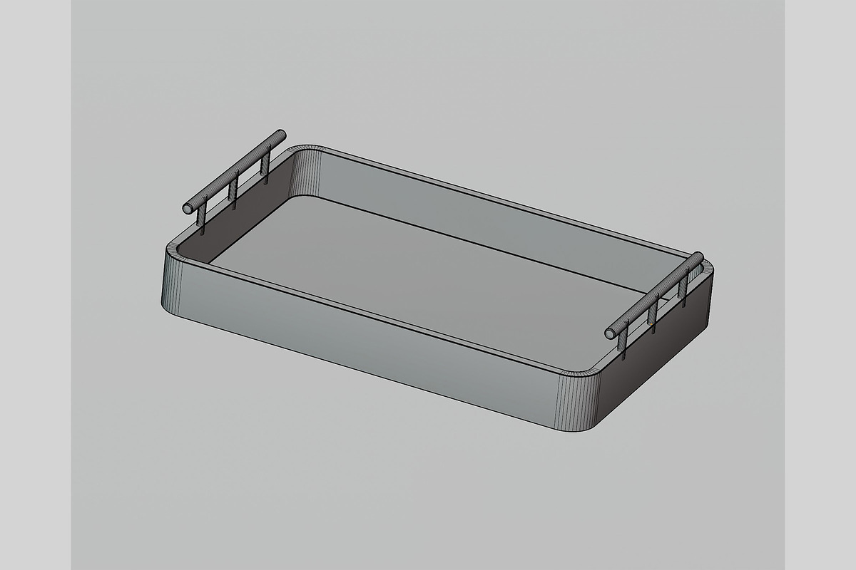 Tray 3d model, an Object 3D Model by fahad121 (Photo 5 of 5)