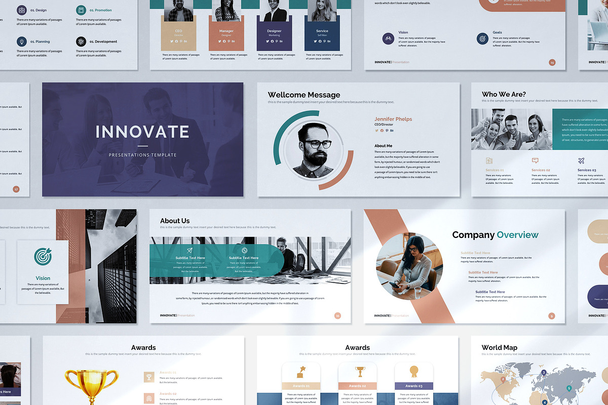 Innovate Google Slide Template, a Presentation Template by WhiteGraphic