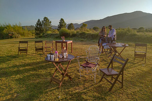 Morning picnic aftermath in open field, a Nature Photo by DanFLCreativo