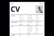 Swiss Style Resume CV & Cover Letter, a Resume Template by Type Twice (Thumbnail 1 of 5)