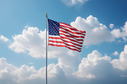 American flag in sky background, a Background Graphic by Anamul Haque Anik (Thumbnail 5 of 9)