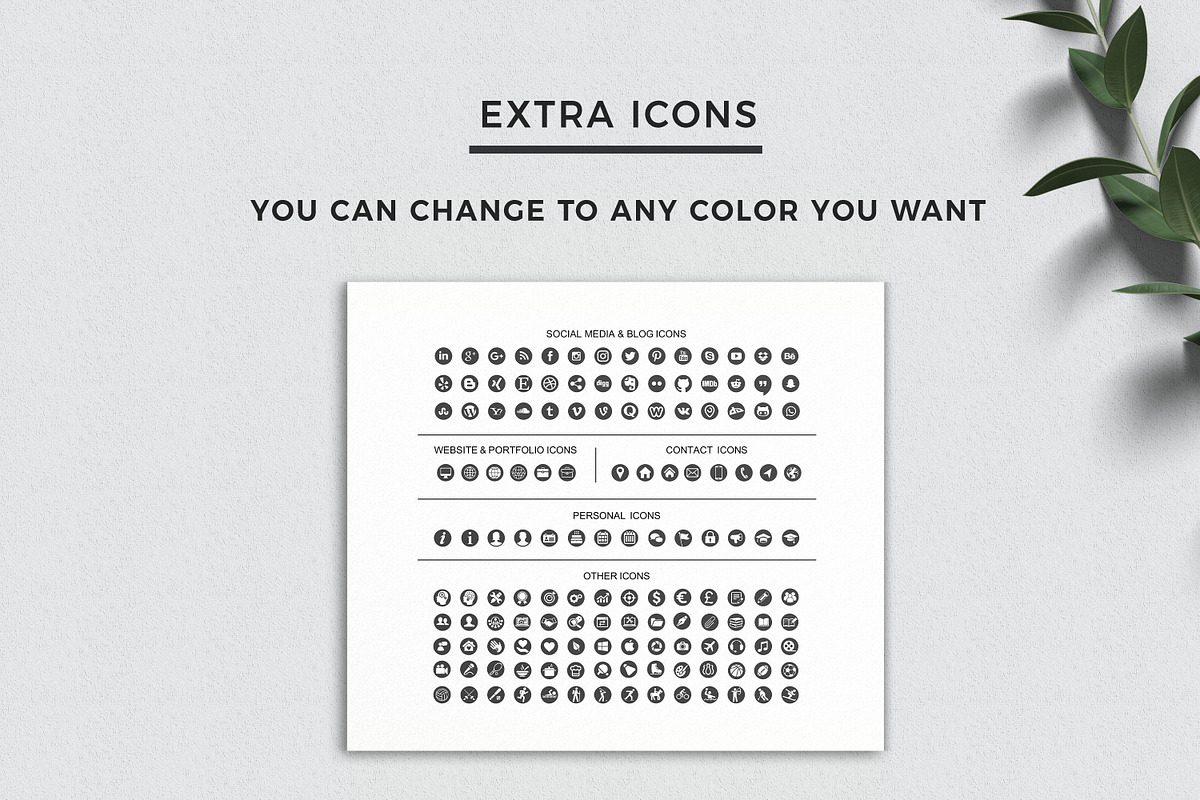 Resume with Photo / CV Template, a Resume Template by Klamp Studio (Photo 7 of 11)