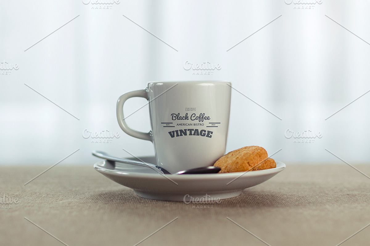 3 Espresso Coffee Cup Mockups, a Cups & Container Mockup by Gabor Monori (Photo 2 of 4)