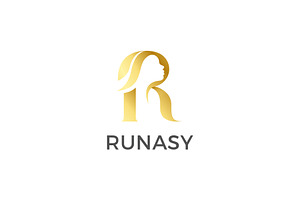 Women Letter R Logo