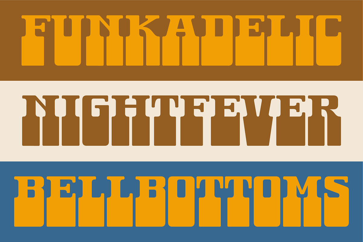 Albern - A Groovy 70s Font, a Serif Font by The Type Fella (Photo 4 of 6)