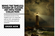 Vintage Moody Art Prints Bundle, a Decorative Illustration by Virgo Studio (Thumbnail 6 of 6)
