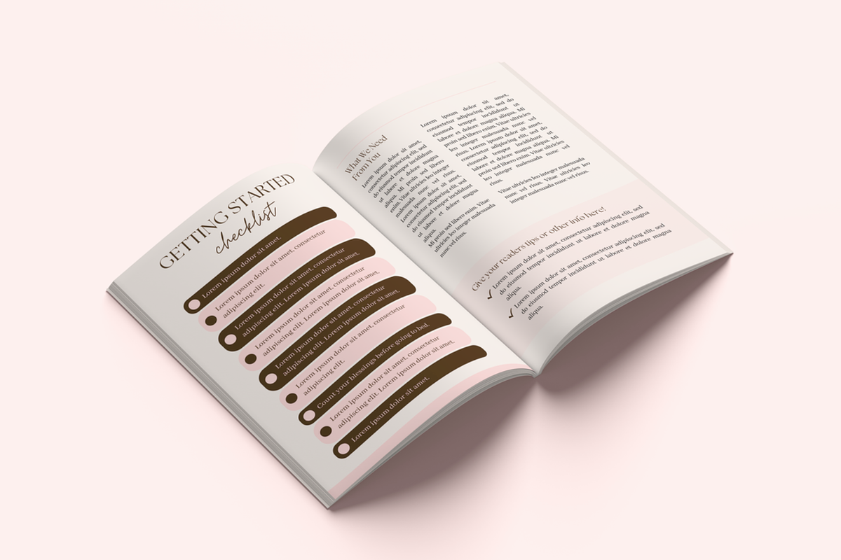 Canva Client Welcome Packet Template, a Magazine Template by Alloura Template Studio (Photo 4 of 7)