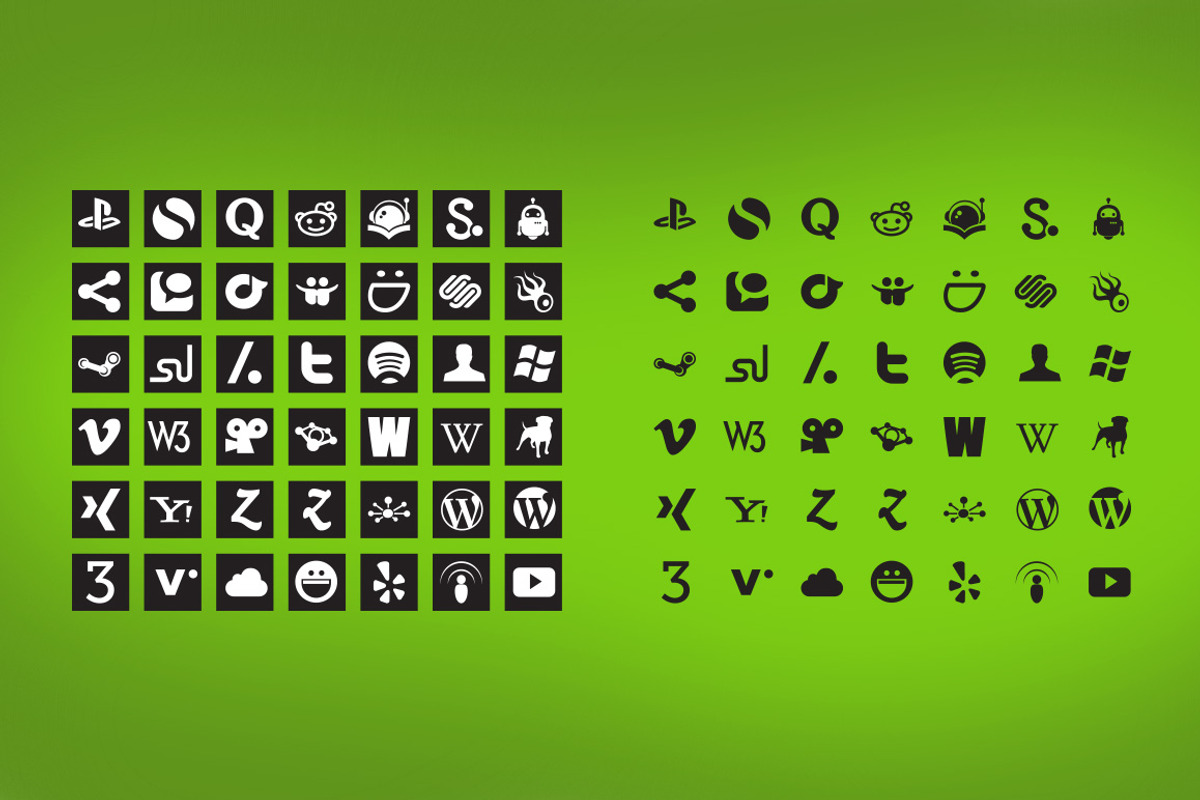 164 Vector Social Icons preview 4