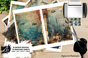 Grunge Nautical World Paper, a Background Graphic by Digital Art Mahdiseño (Thumbnail 2 of 10)
