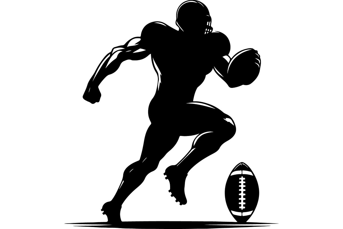 Black Football & Soccer SVG Bundle, an Object Graphic by jahid234 (Photo 3 of 13)