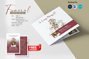 Funeral Program And Prayer Card, a Brochure Template by crazyOWL (Thumbnail 1 of 8)