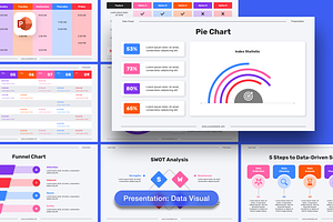 Data Visual Presentation, a Presentation Template by Sixtemp