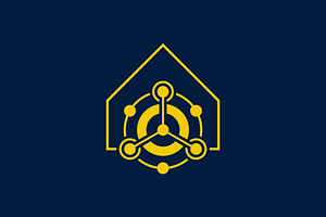 house analytic data logo, a Branding & Logo Template by Rasagama Studio