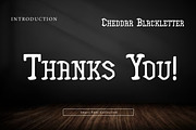 Cheddar Blackletter, a Blackletter Font by Wow Magic (Thumbnail 3 of 3)