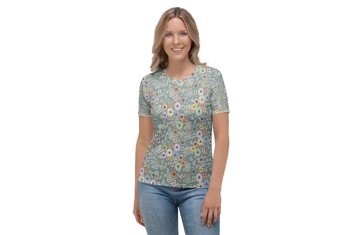 Daisy Garden – Floral Pattern, an Illustration by kraalikaacreations (Photo 6 of 6)