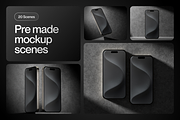 Apple iPhone 15 Pro Mockup, an iPhone Mockup by Illustraly Design (Thumbnail 8 of 8)
