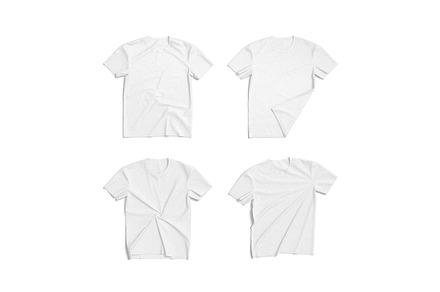 4 Flat Lay T-shirt 3D Model, an Object 3D Model by rebrandy