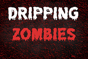 Dripping Zombie Halloween Font, a Font by vladocar (Thumbnail 8 of 8)