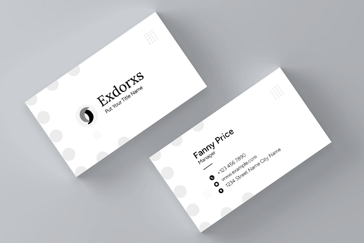 Business Card Layout, a Business Card Template by ContestDesign (Photo 1 of 3)